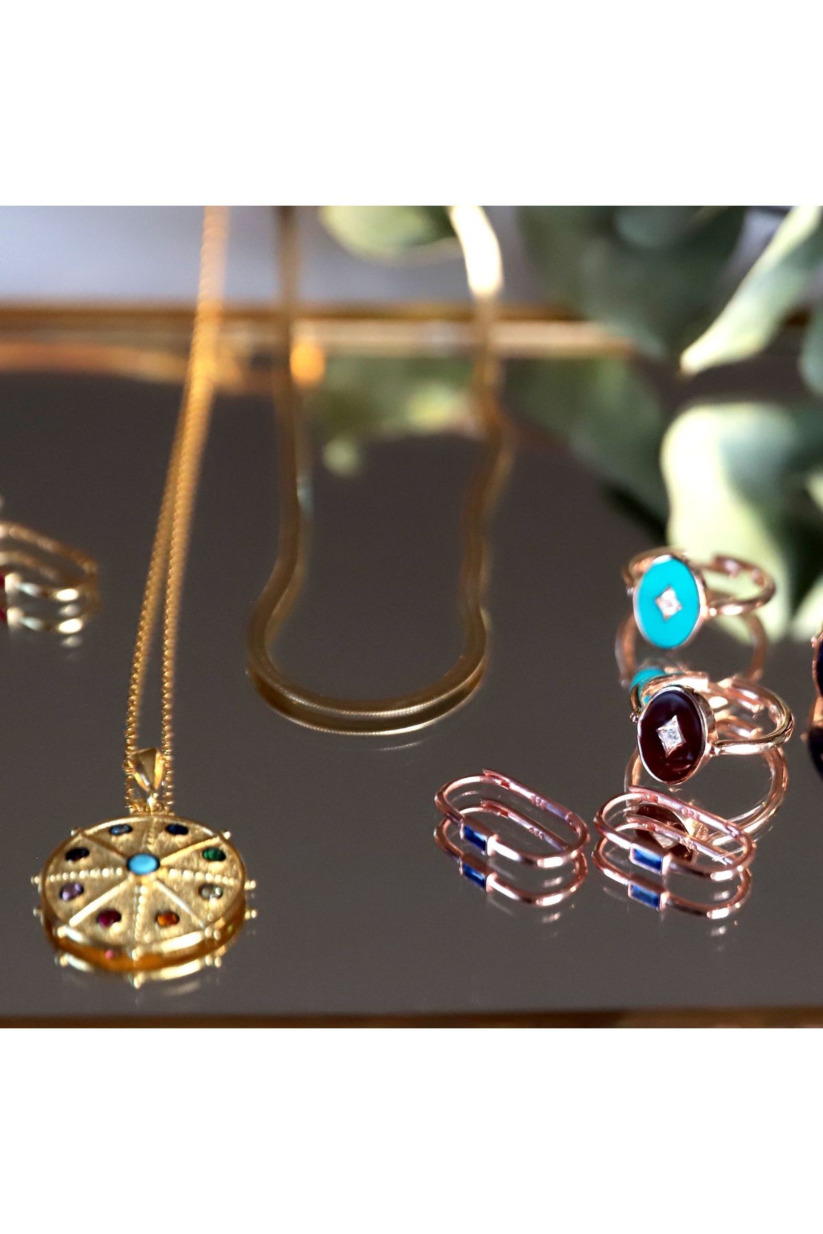 Astroloji Gümüş Kolye