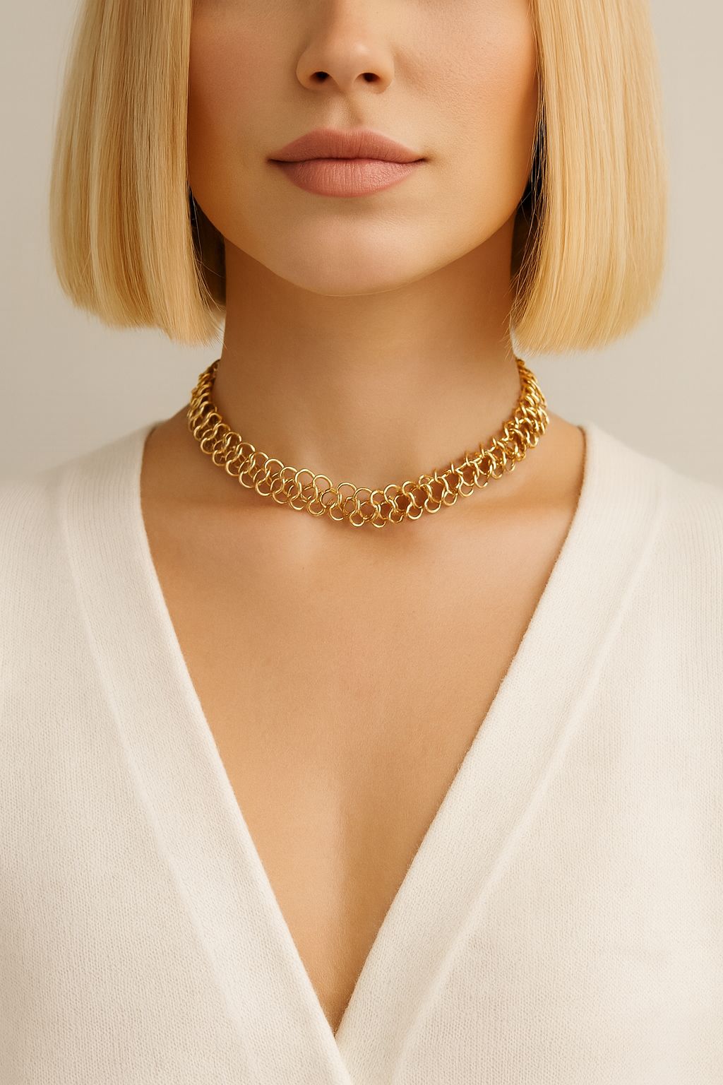 Altın Kaplama Spark Choker