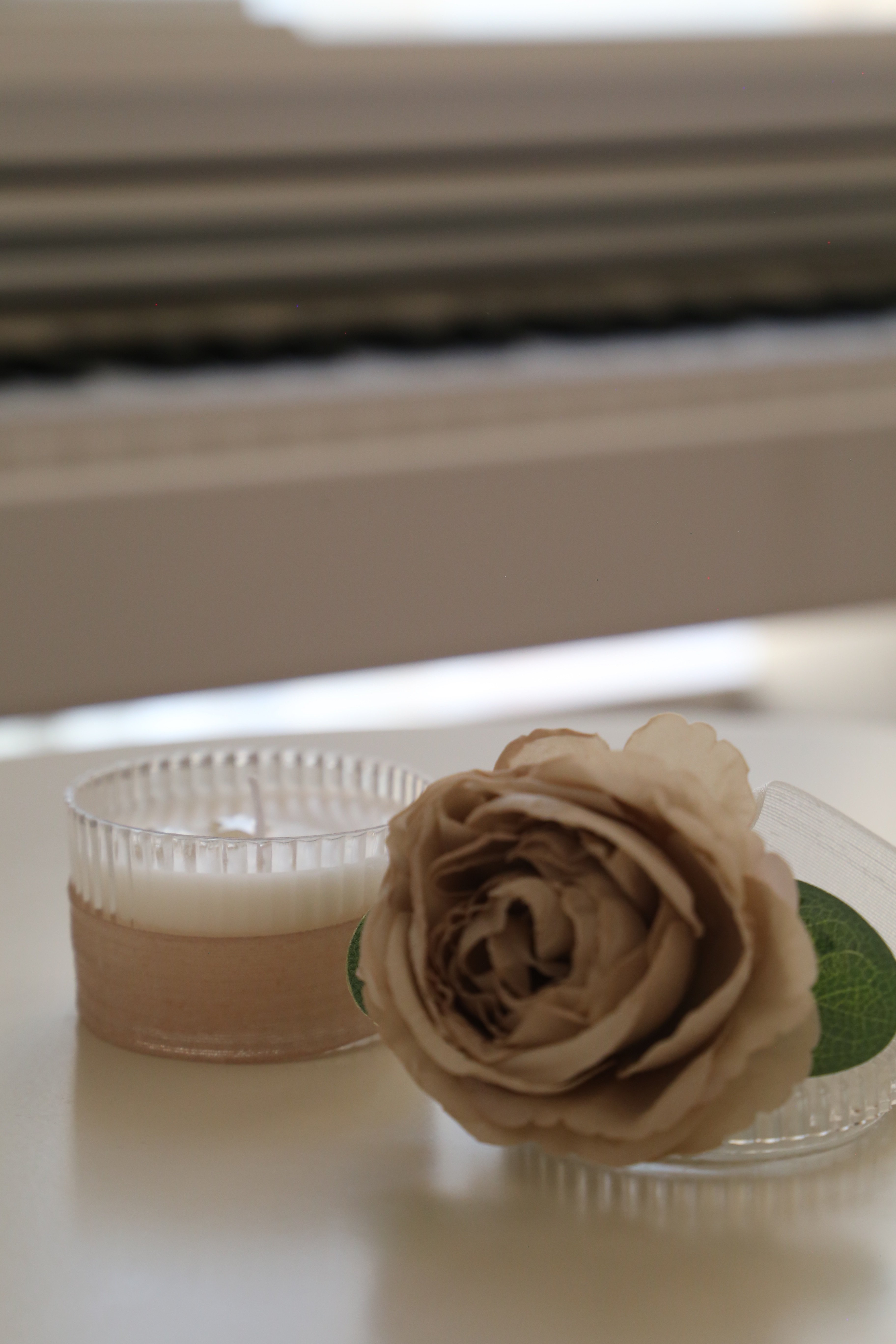 Lüks Rose Candle Gift 