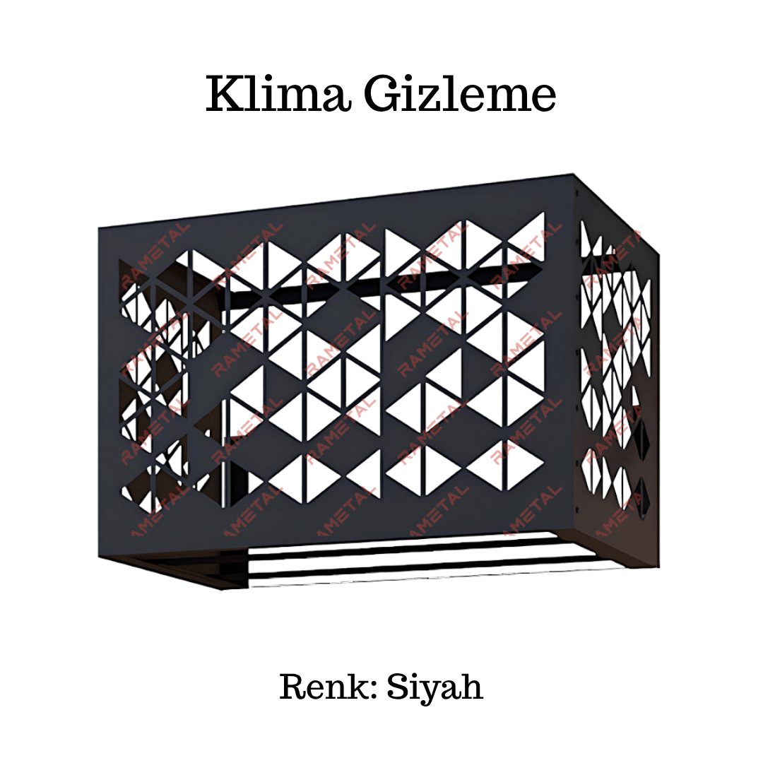 Dekoratif Klima Gizleme - Klima Dış Ünite Kafesi