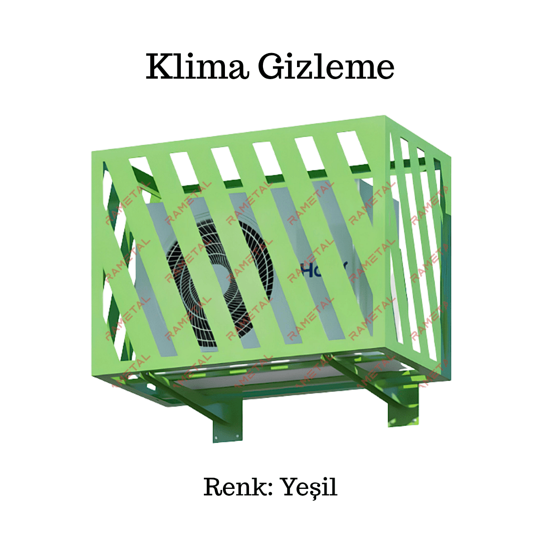 Dekoratif Klima Gizleme - Klima Dış Ünite Kafesi