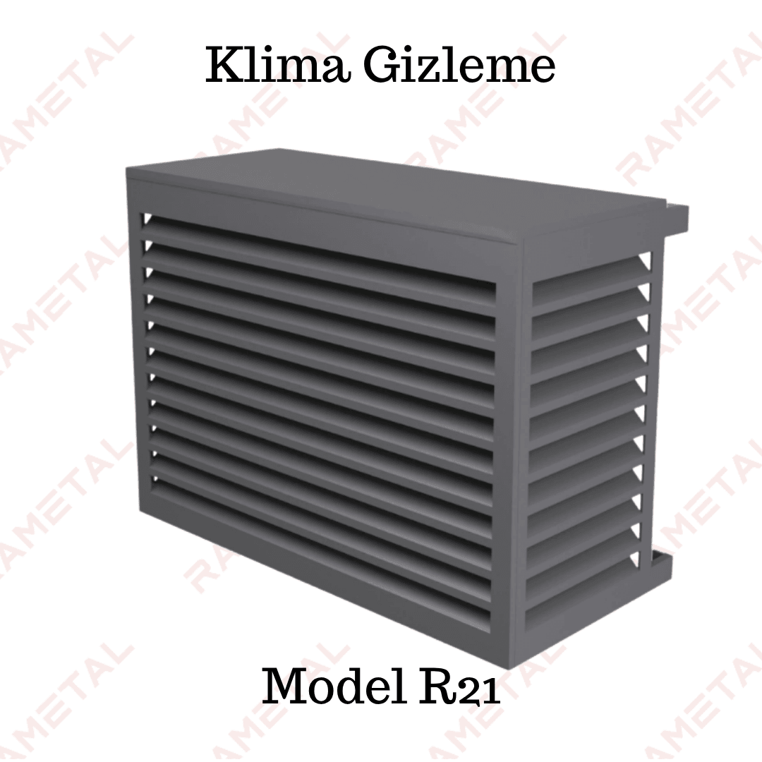 18 Bin BTU Dekoratif Klima Dış Ünite Gizleme -  Dış Ünite Kafesi