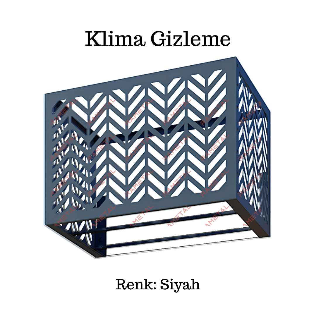 Dekoratif Klima Gizleme - Klima Dış Ünite Kafesi