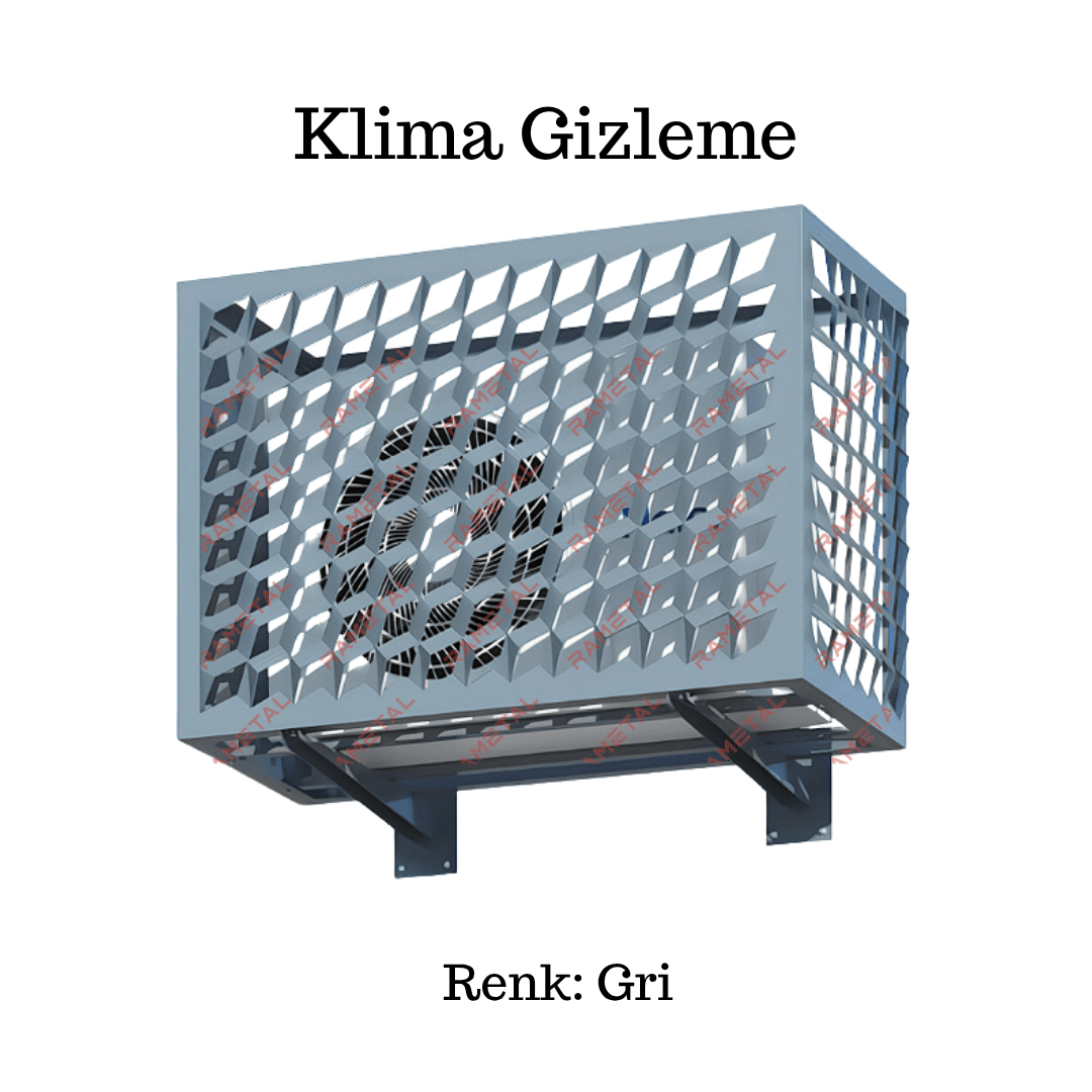 Dekoratif Klima Gizleme - Klima Dış Ünite Kafesi