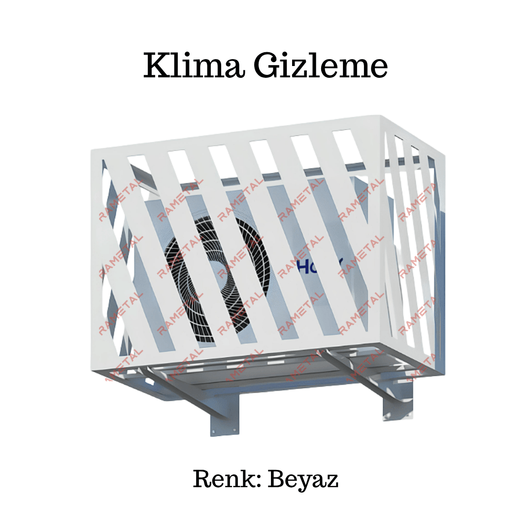 Dekoratif Klima Gizleme - Klima Dış Ünite Kafesi