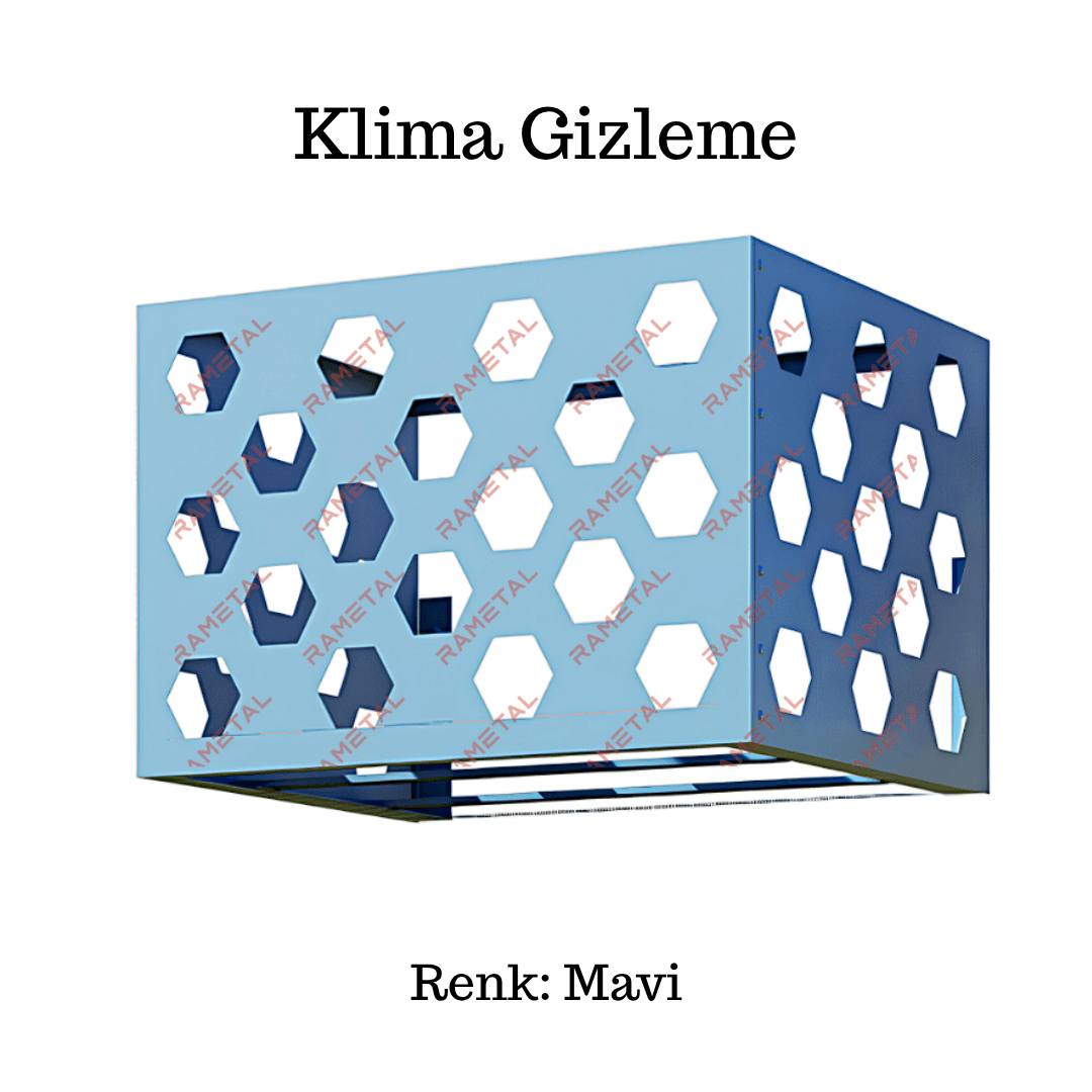 Dekoratif Klima Gizleme - Klima Dış Ünite Kafesi