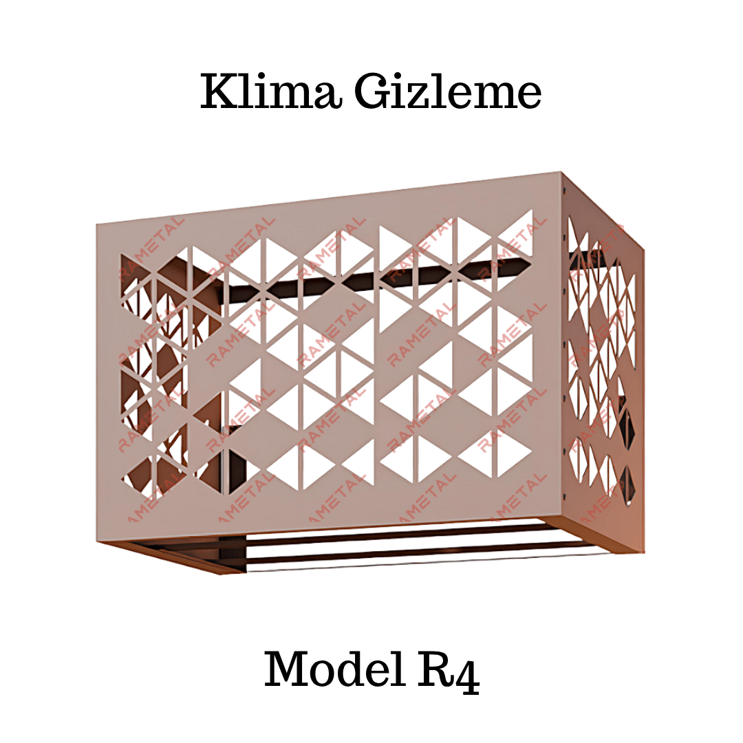 Dekoratif Klima Gizleme - Klima Dış Ünite Kafesi