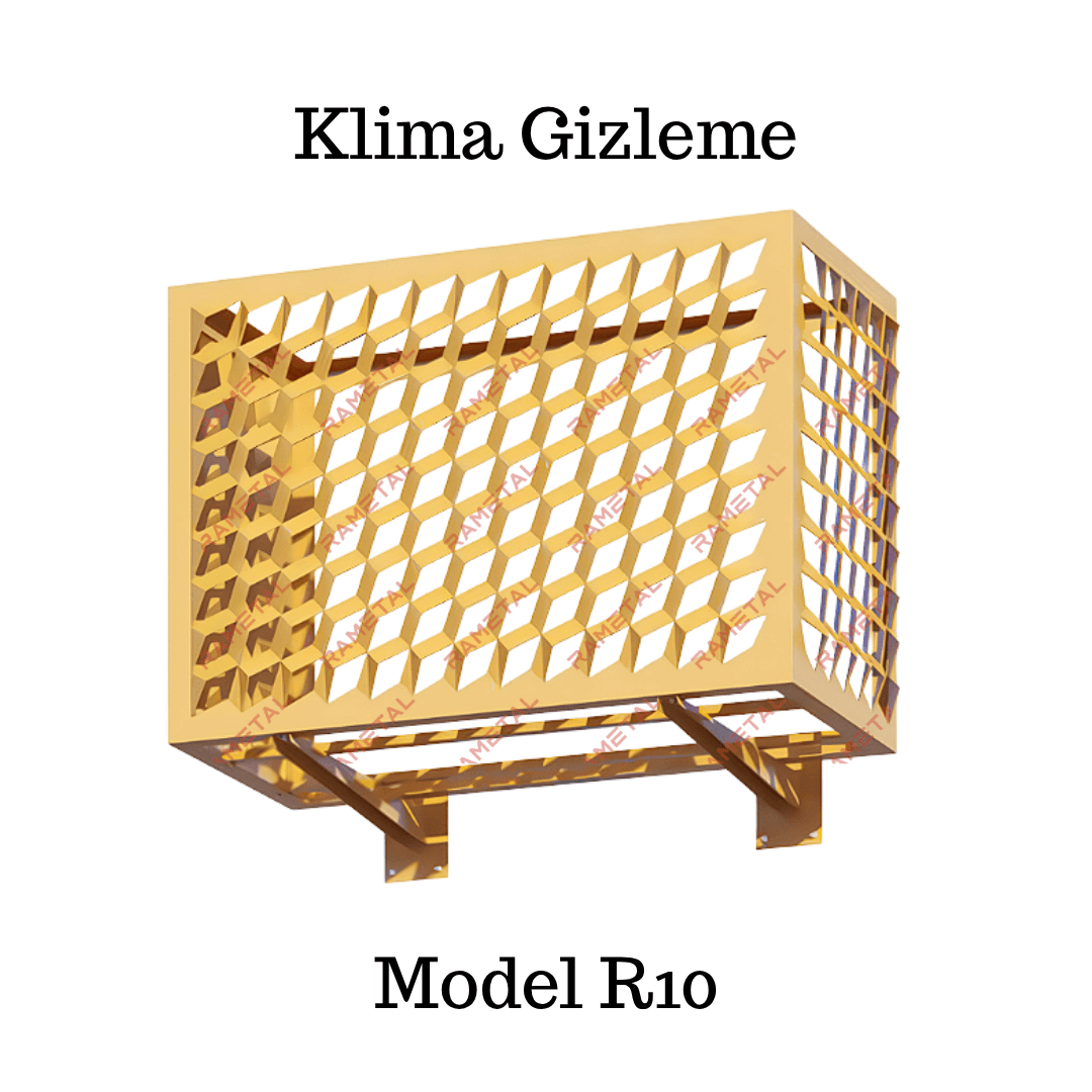 Dekoratif Klima Gizleme - Klima Dış Ünite Kafesi