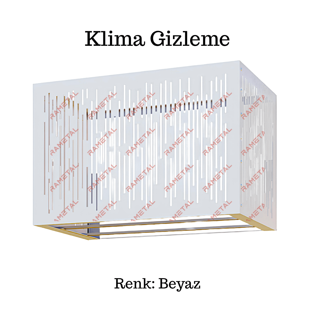 Dekoratif Klima Gizleme - Klima Dış Ünite Kafesi