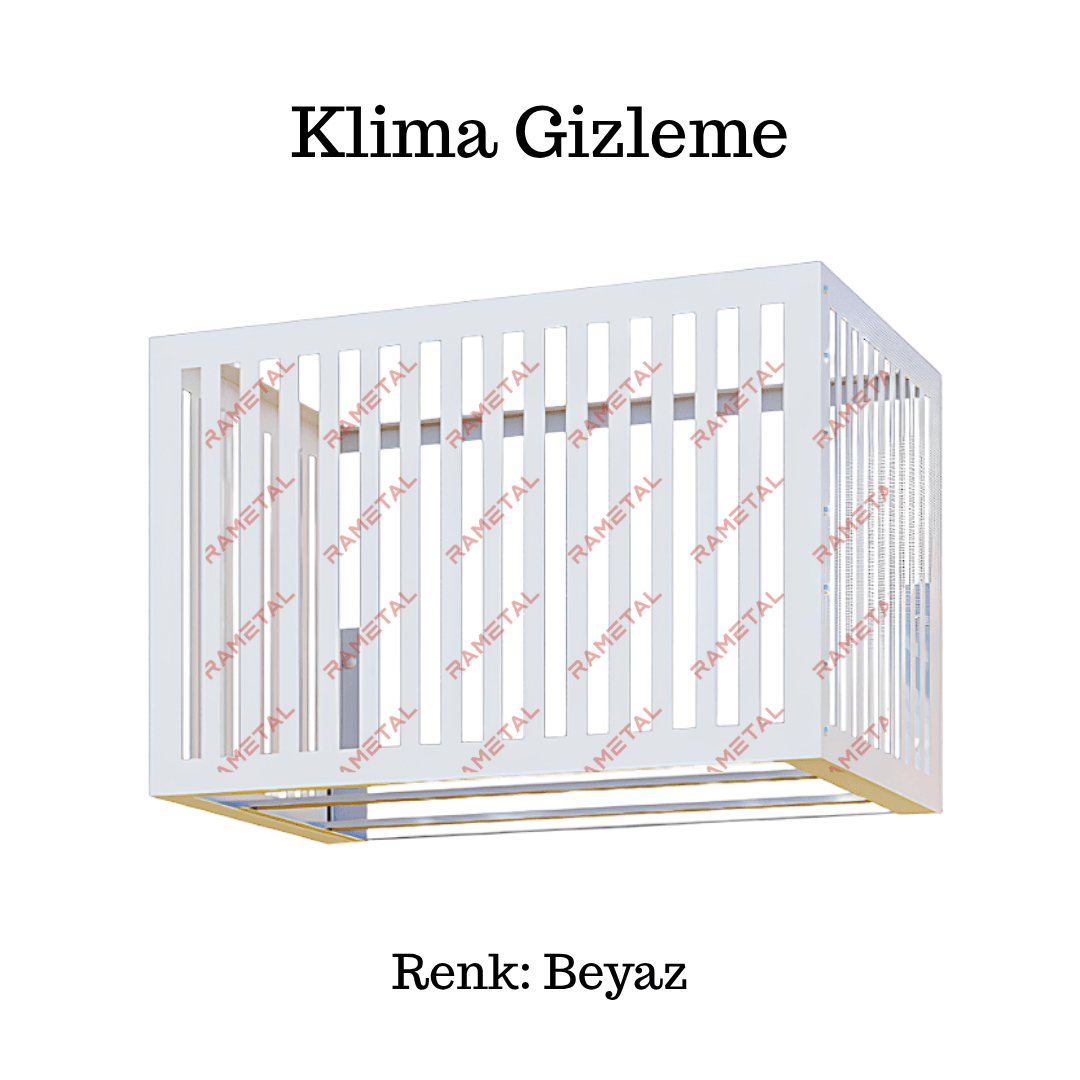 Dekoratif Klima Gizleme - Klima Dış Ünite Kafesi