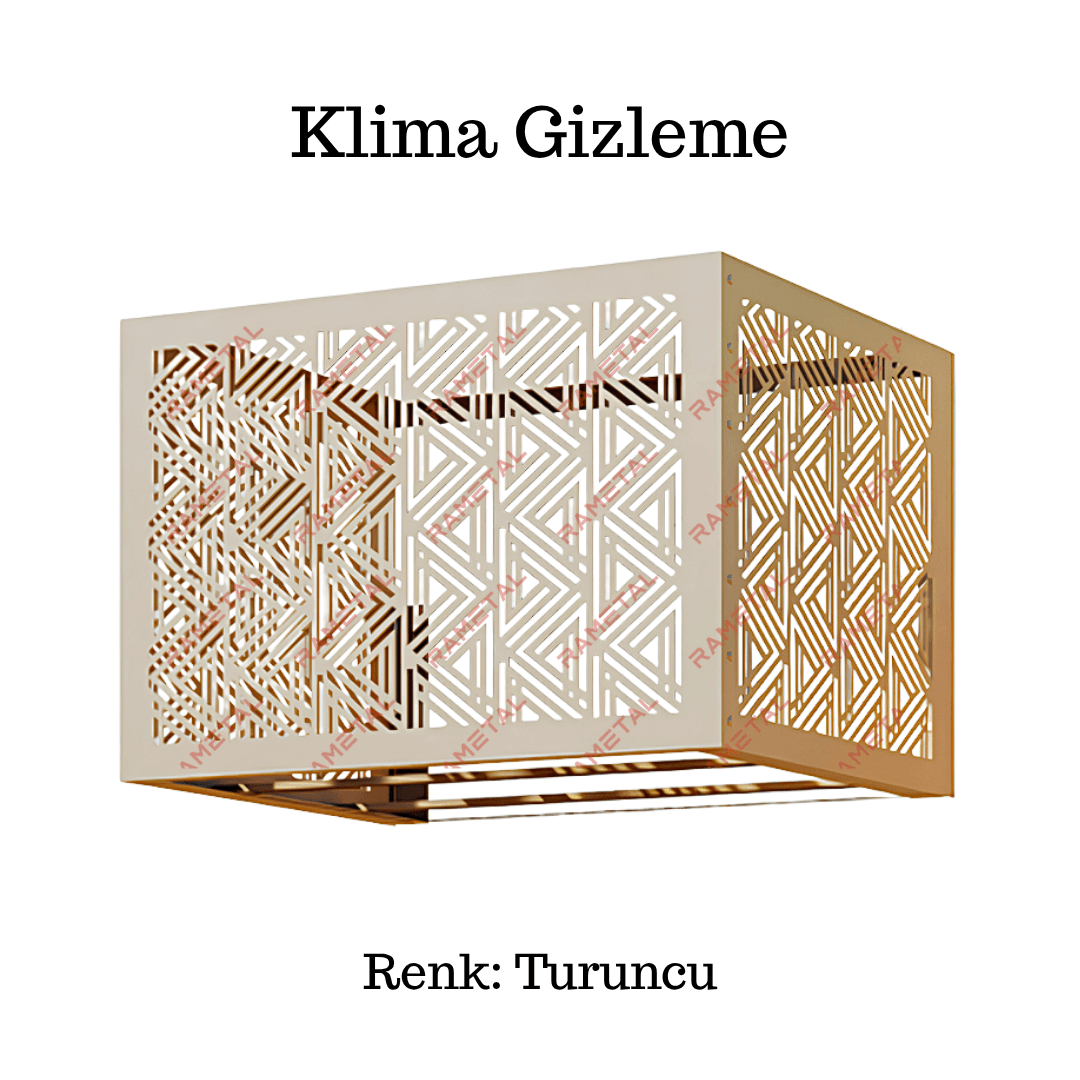 Dekoratif Klima Gizleme - Klima Dış Ünite Kafesi