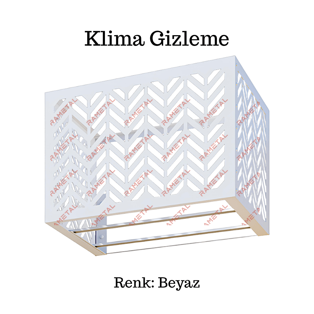 Dekoratif Klima Gizleme - Klima Dış Ünite Kafesi
