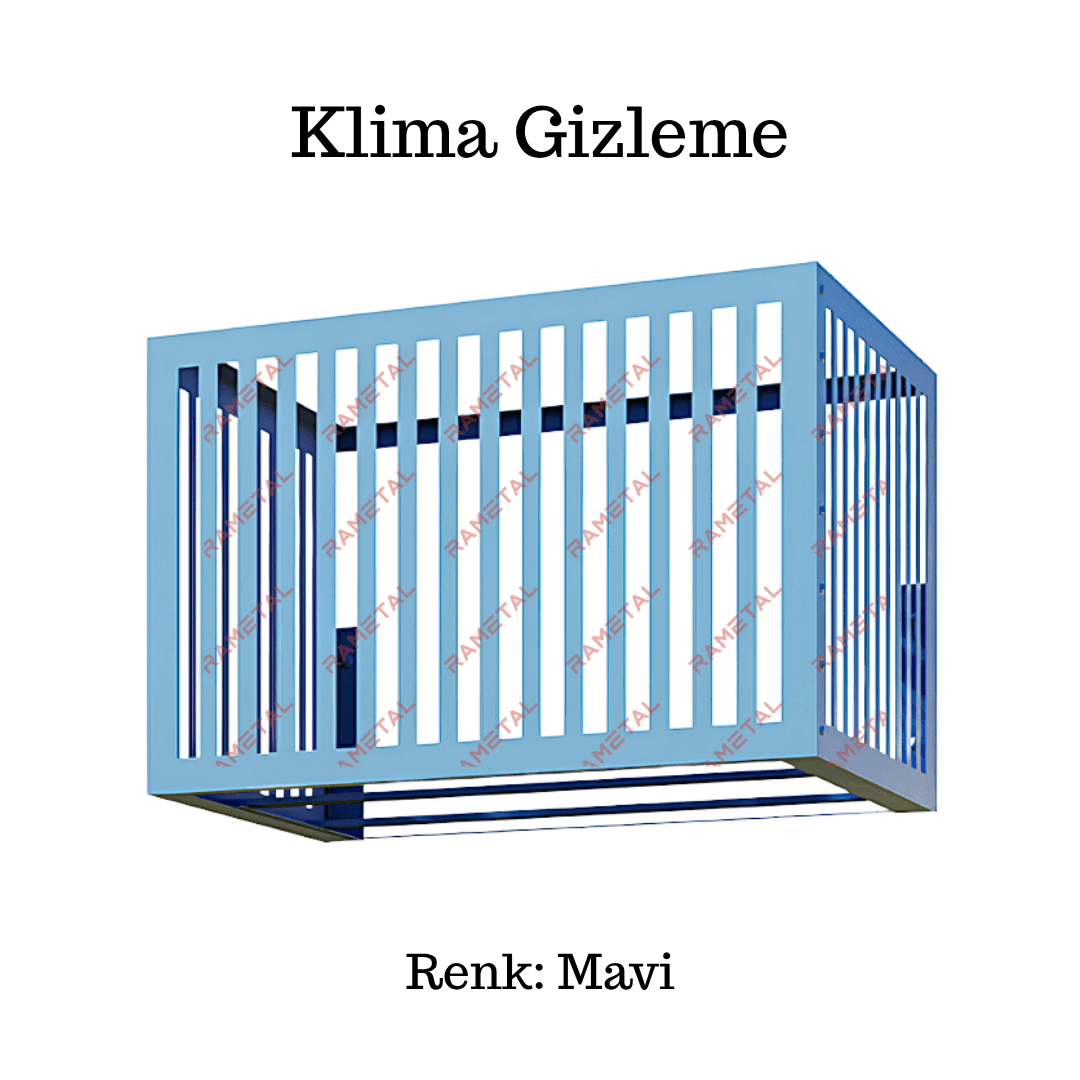 Dekoratif Klima Gizleme - Klima Dış Ünite Kafesi