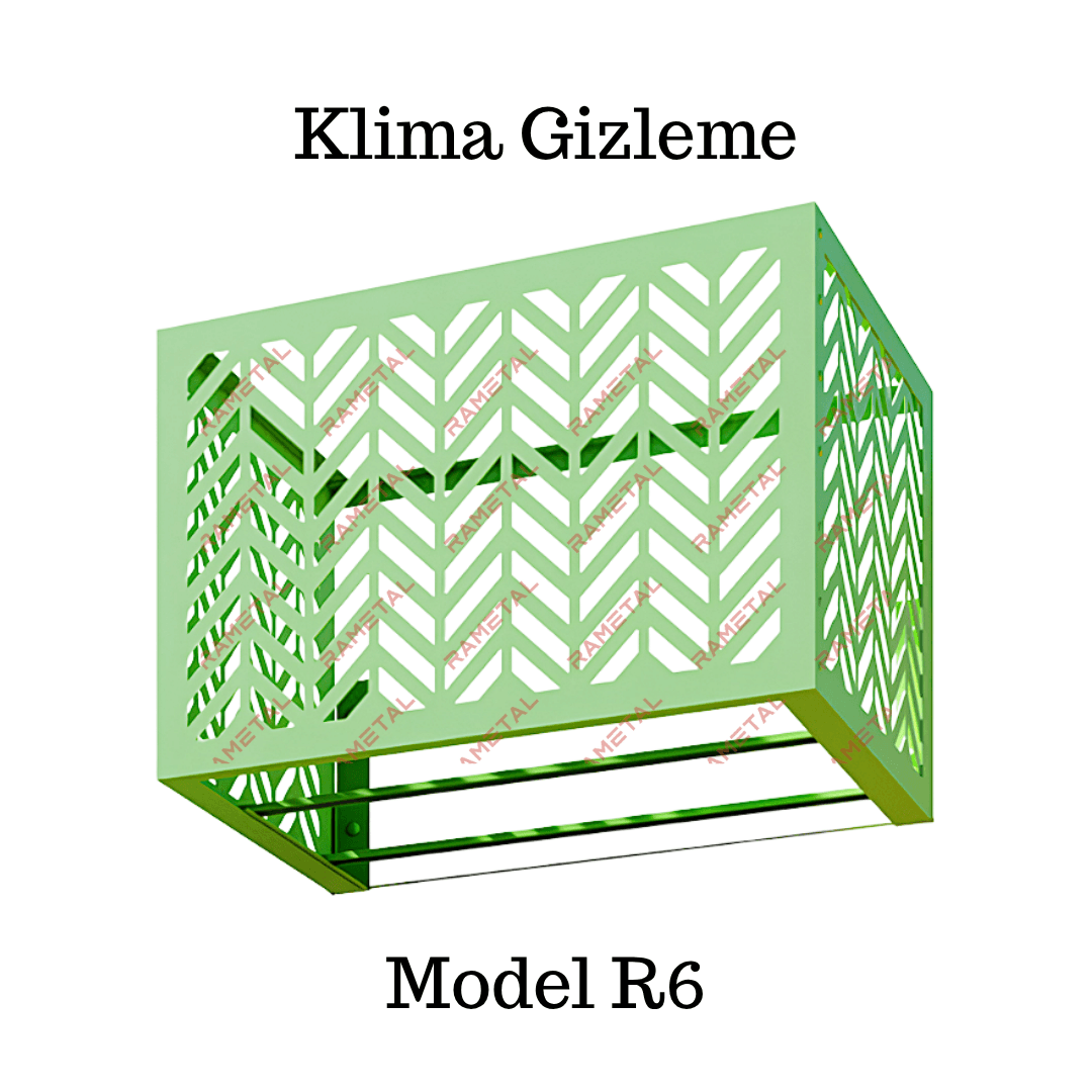 Dekoratif Klima Gizleme - Klima Dış Ünite Kafesi