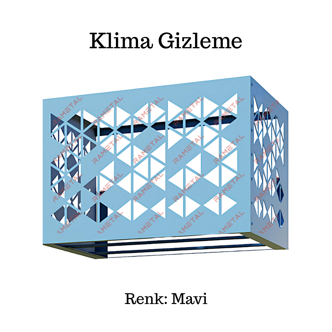 Dekoratif Klima Gizleme - Klima Dış Ünite Kafesi