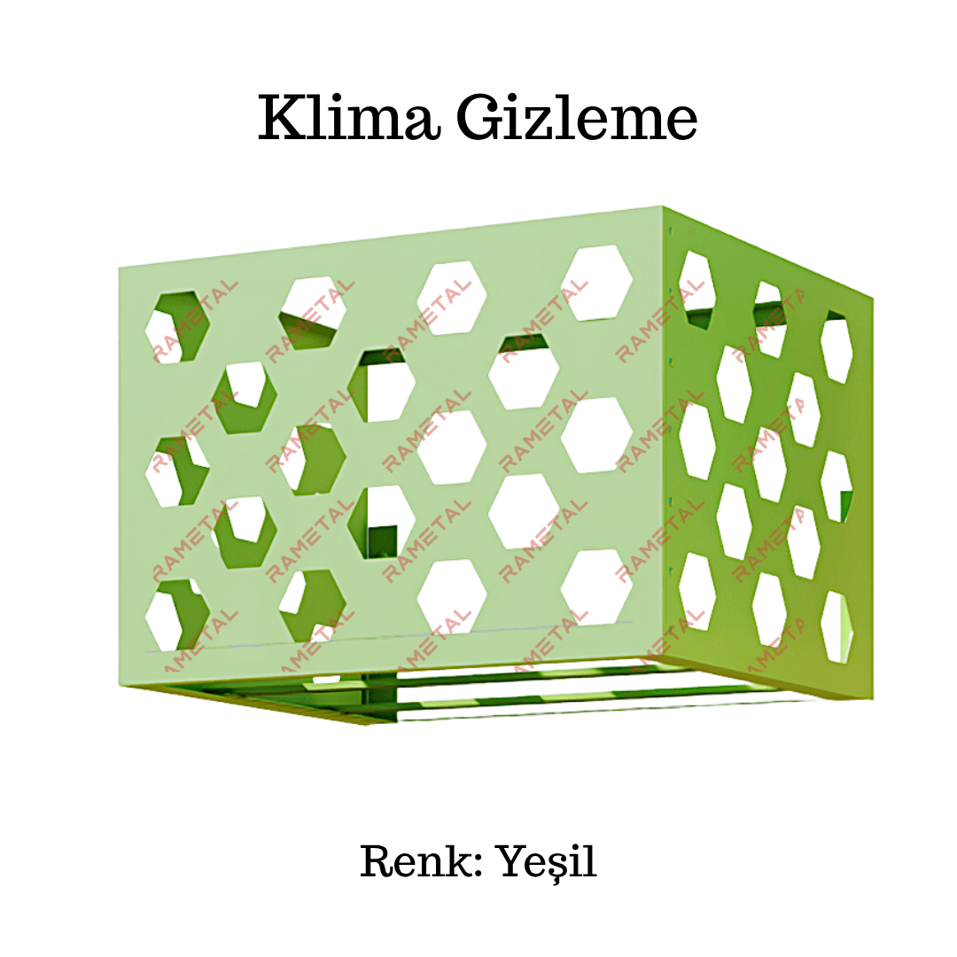 Dekoratif Klima Gizleme - Klima Dış Ünite Kafesi