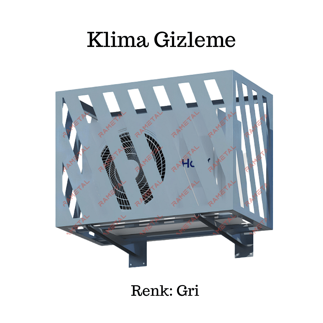 Dekoratif Klima Gizleme - Klima Dış Ünite Kafesi