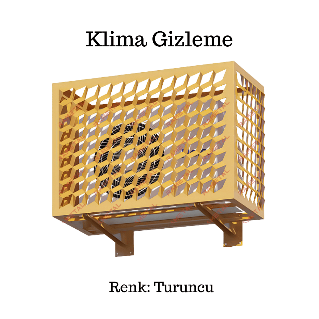 Dekoratif Klima Gizleme - Klima Dış Ünite Kafesi
