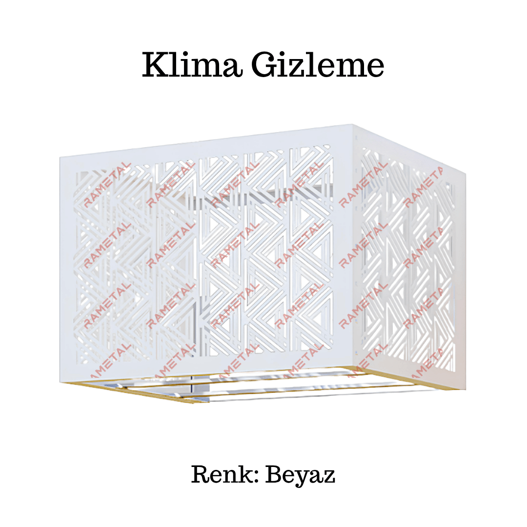 Dekoratif Klima Gizleme - Klima Dış Ünite Kafesi