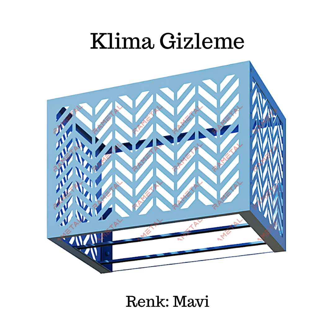 Dekoratif Klima Gizleme - Klima Dış Ünite Kafesi