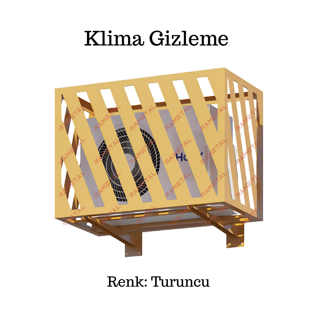 Dekoratif Klima Gizleme - Klima Dış Ünite Kafesi