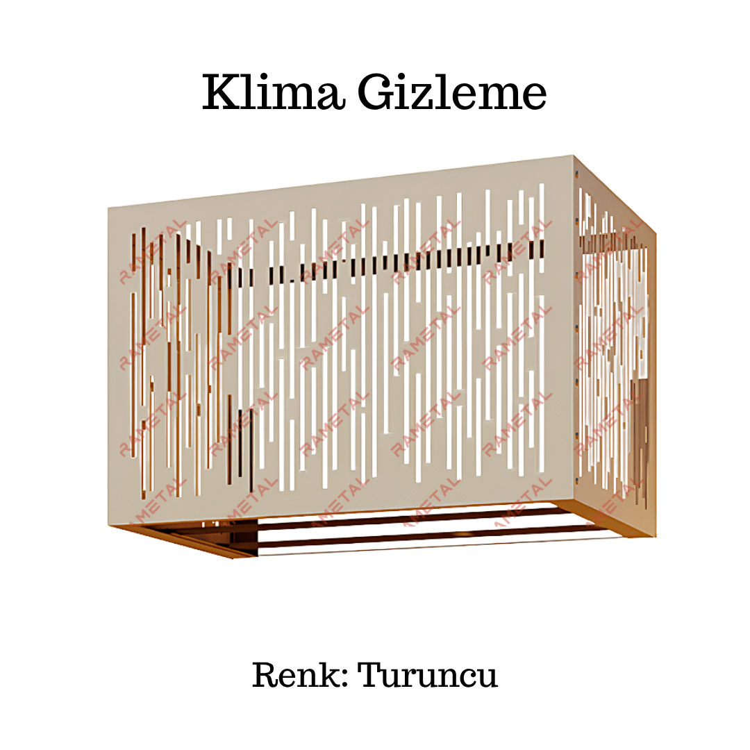 Dekoratif Klima Gizleme - Klima Dış Ünite Kafesi
