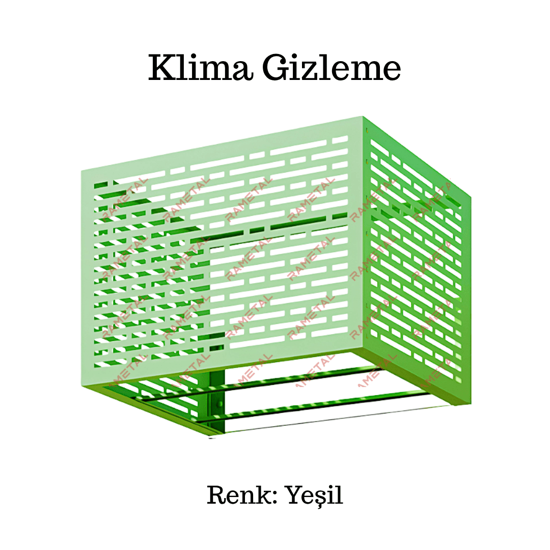 Dekoratif Klima Gizleme - Klima Dış Ünite Kafesi