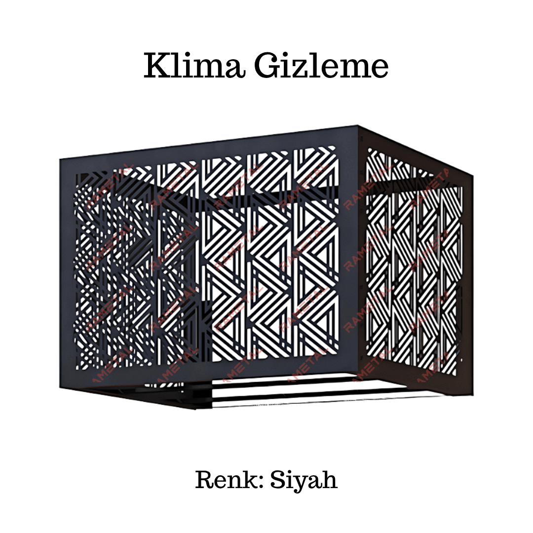 Dekoratif Klima Gizleme - Klima Dış Ünite Kafesi