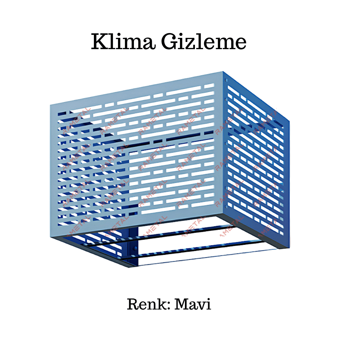 Dekoratif Klima Gizleme - Klima Dış Ünite Kafesi