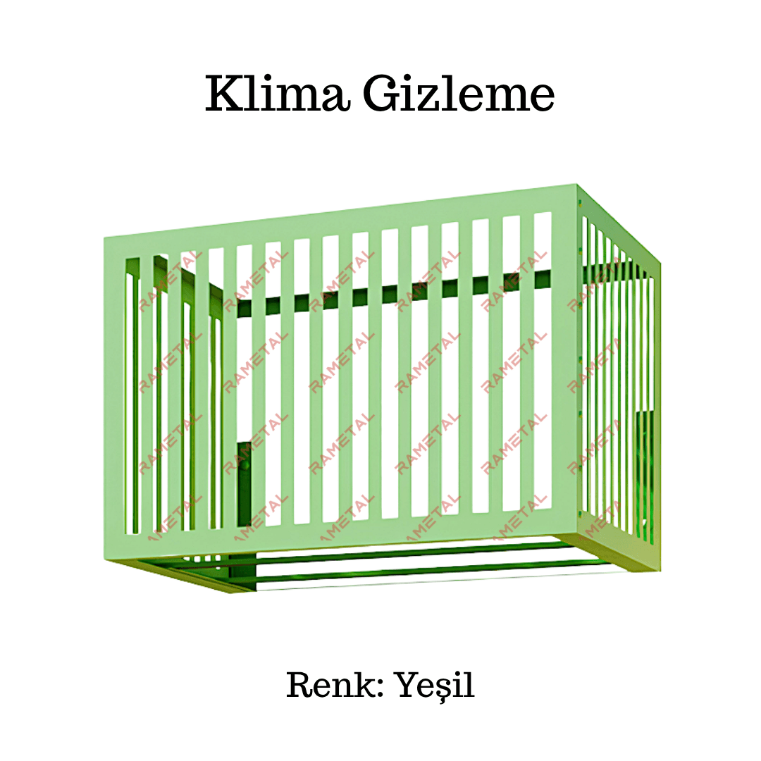 Dekoratif Klima Gizleme - Klima Dış Ünite Kafesi