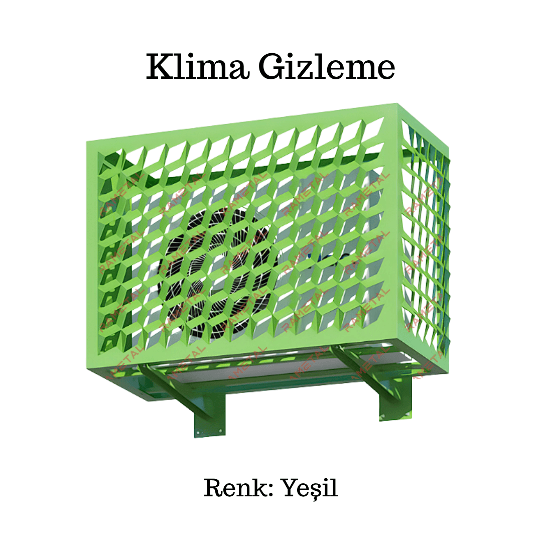 Dekoratif Klima Gizleme - Klima Dış Ünite Kafesi
