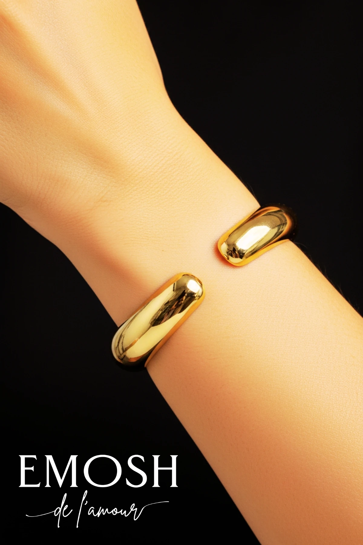 Modern Yarım Ay Kelepçe Bileklik | Zamansız Şıklık | Zara Stil