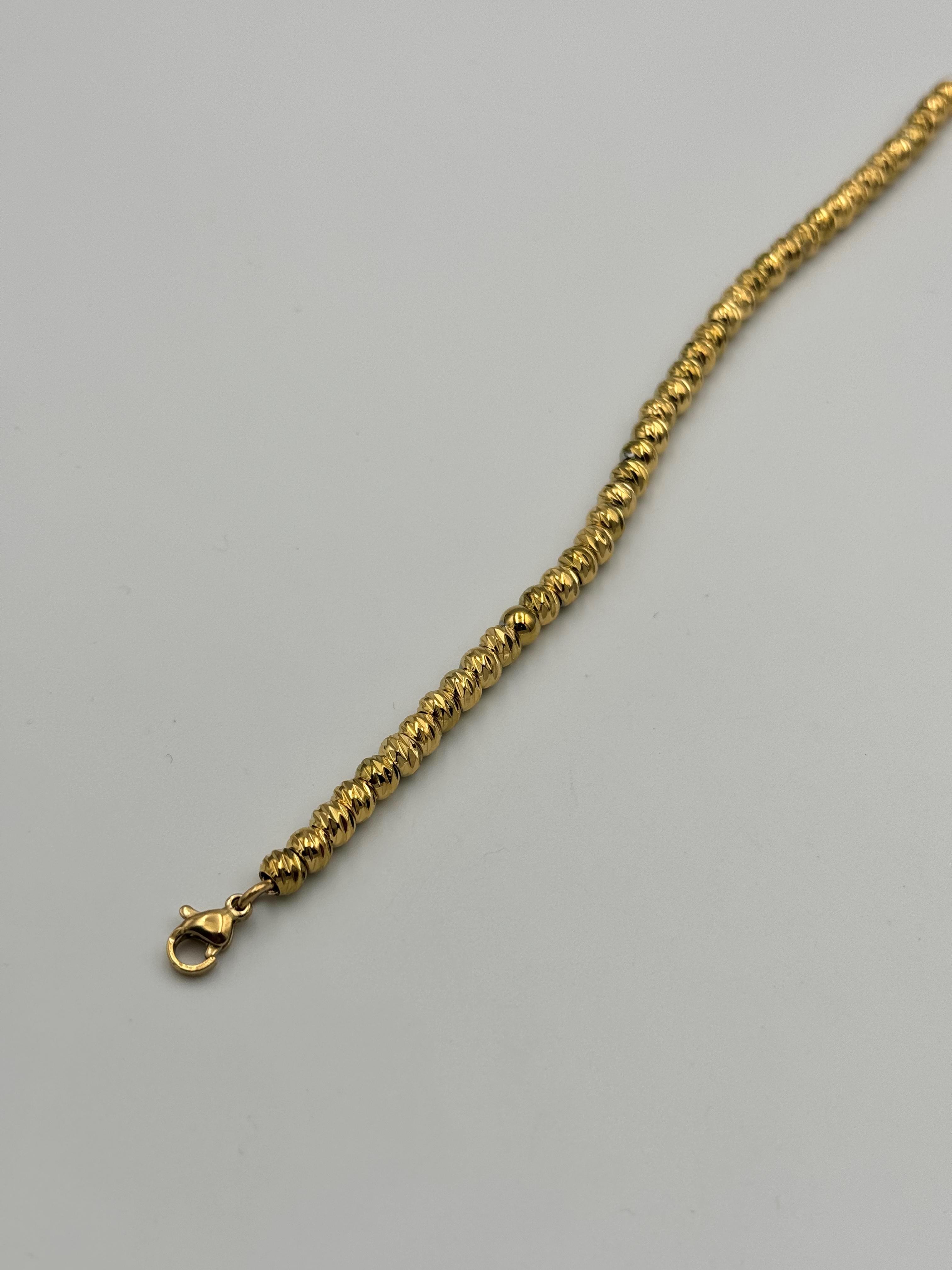 KALIN DORİKA MODEL ÇELİK BİLEKLİK (GOLD)