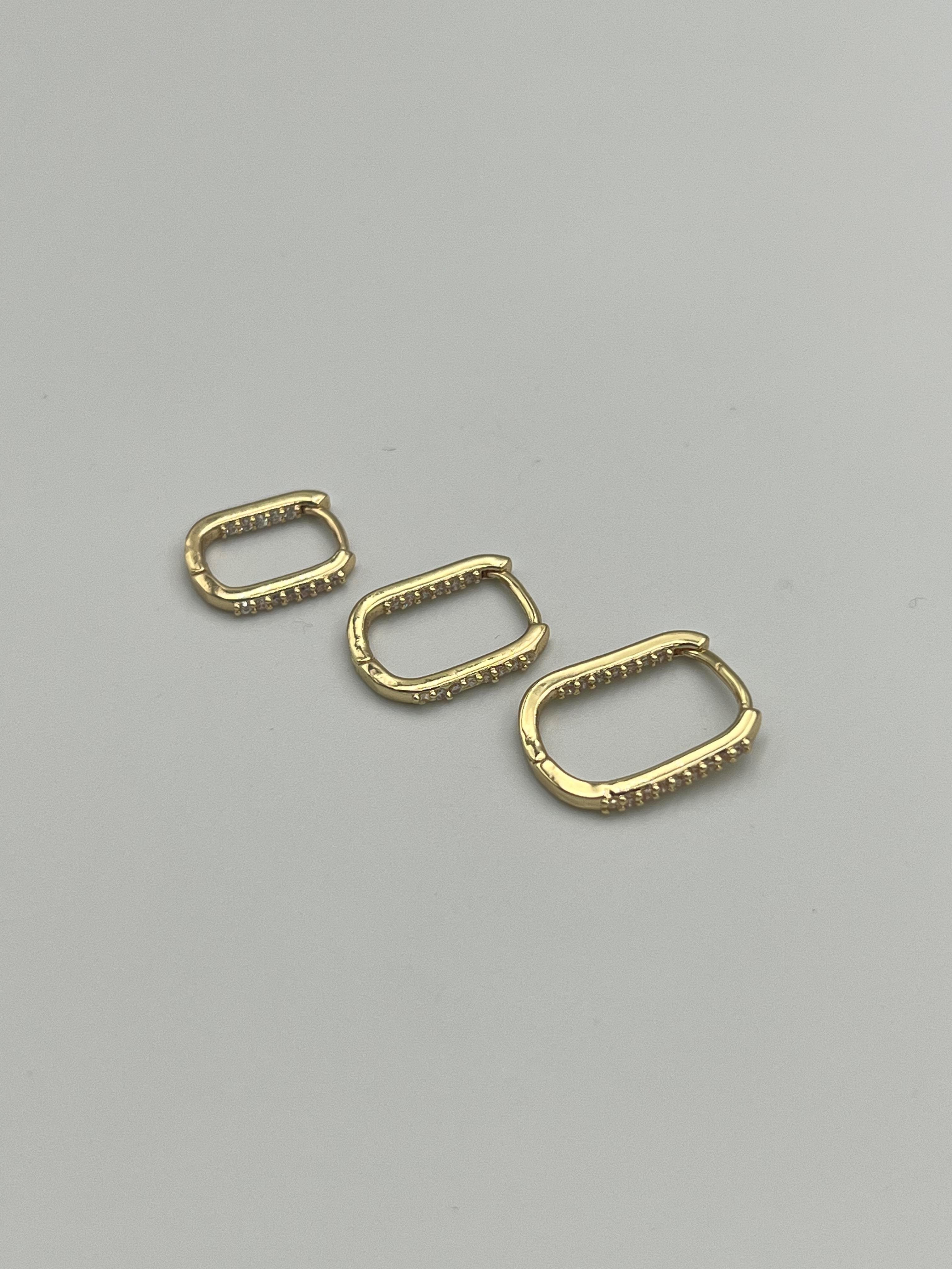 001037 ÇELİK 3LÜ KÜPE (GOLD)