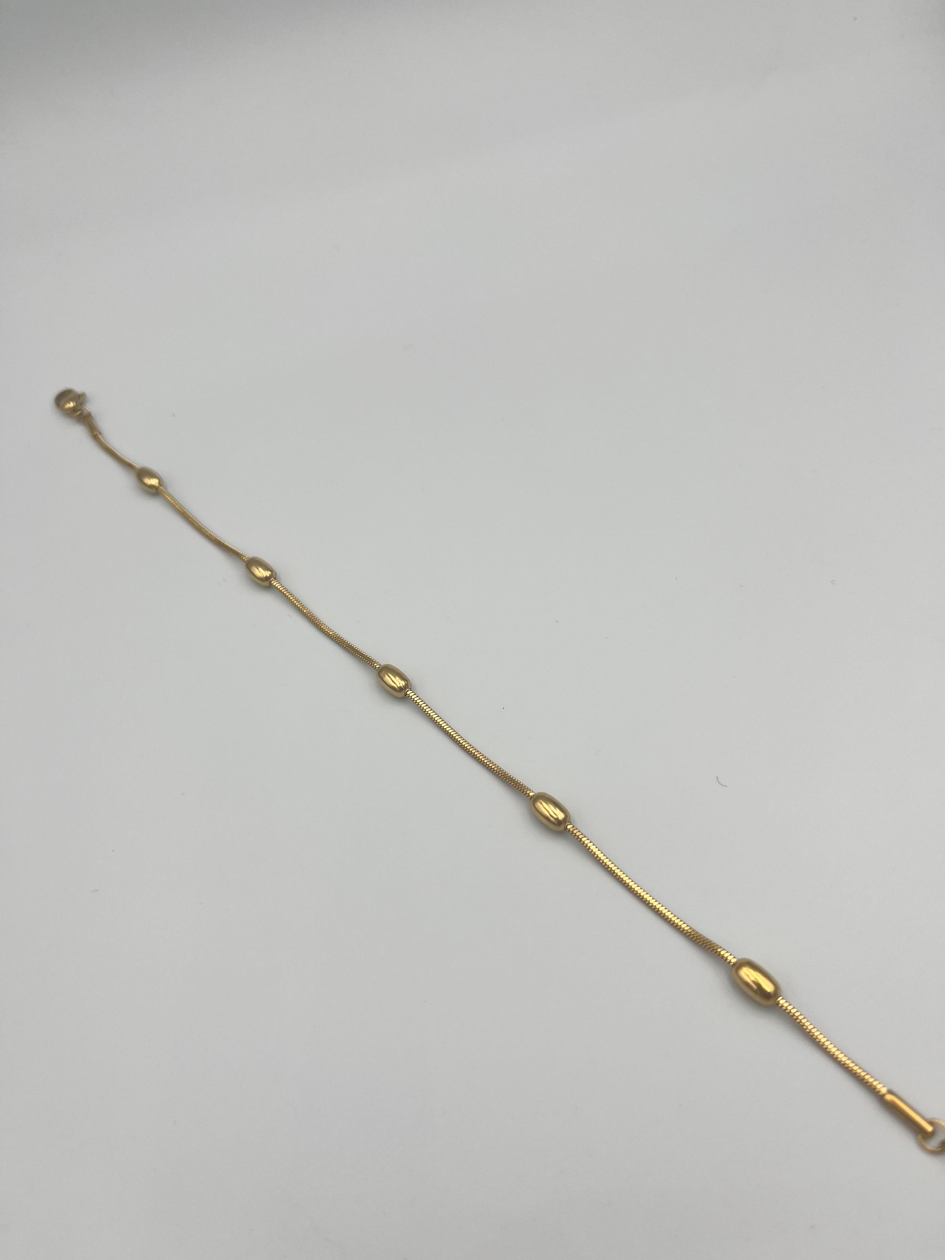 OVAL DORİKA MODEL ÇELİK HALHAL (GOLD)