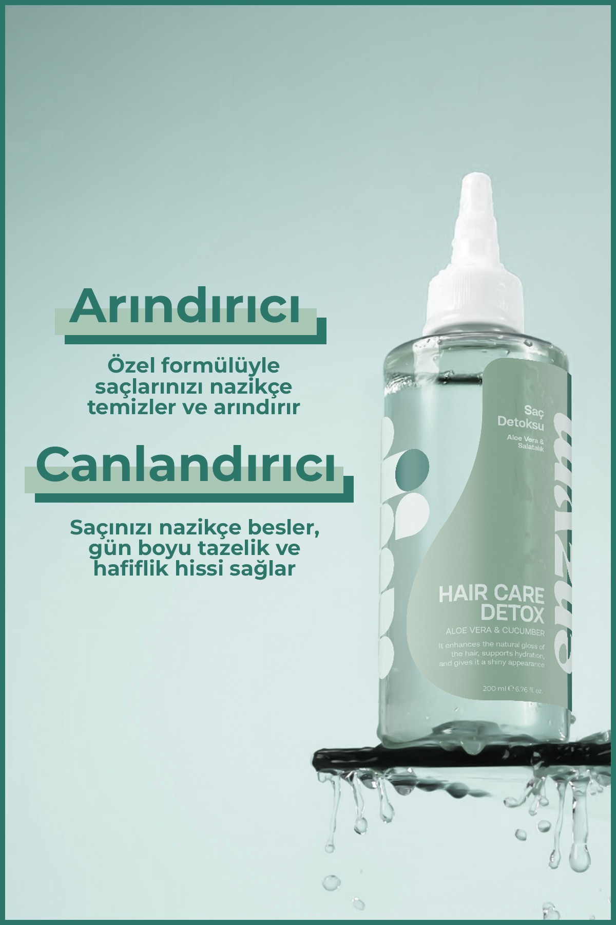 Aloe Vera & Salatalık Saç Toniği