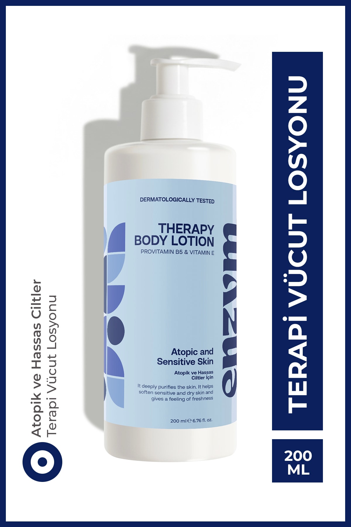 Kuru ve Hassas Ciltlere Özel Terapi Vücut Losyonu 200 ml image