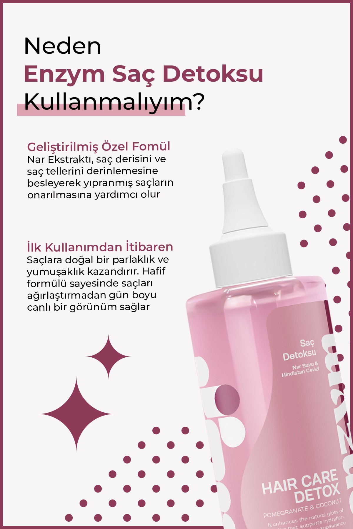 Nar Suyu & Hindistan Cevizi Saç Toniği