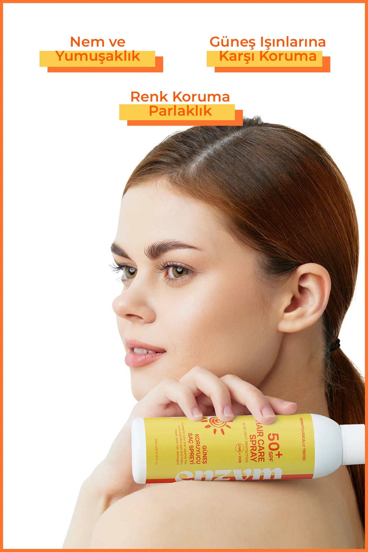 50 SPF+ Saç Güneş Koruyucu Sprey