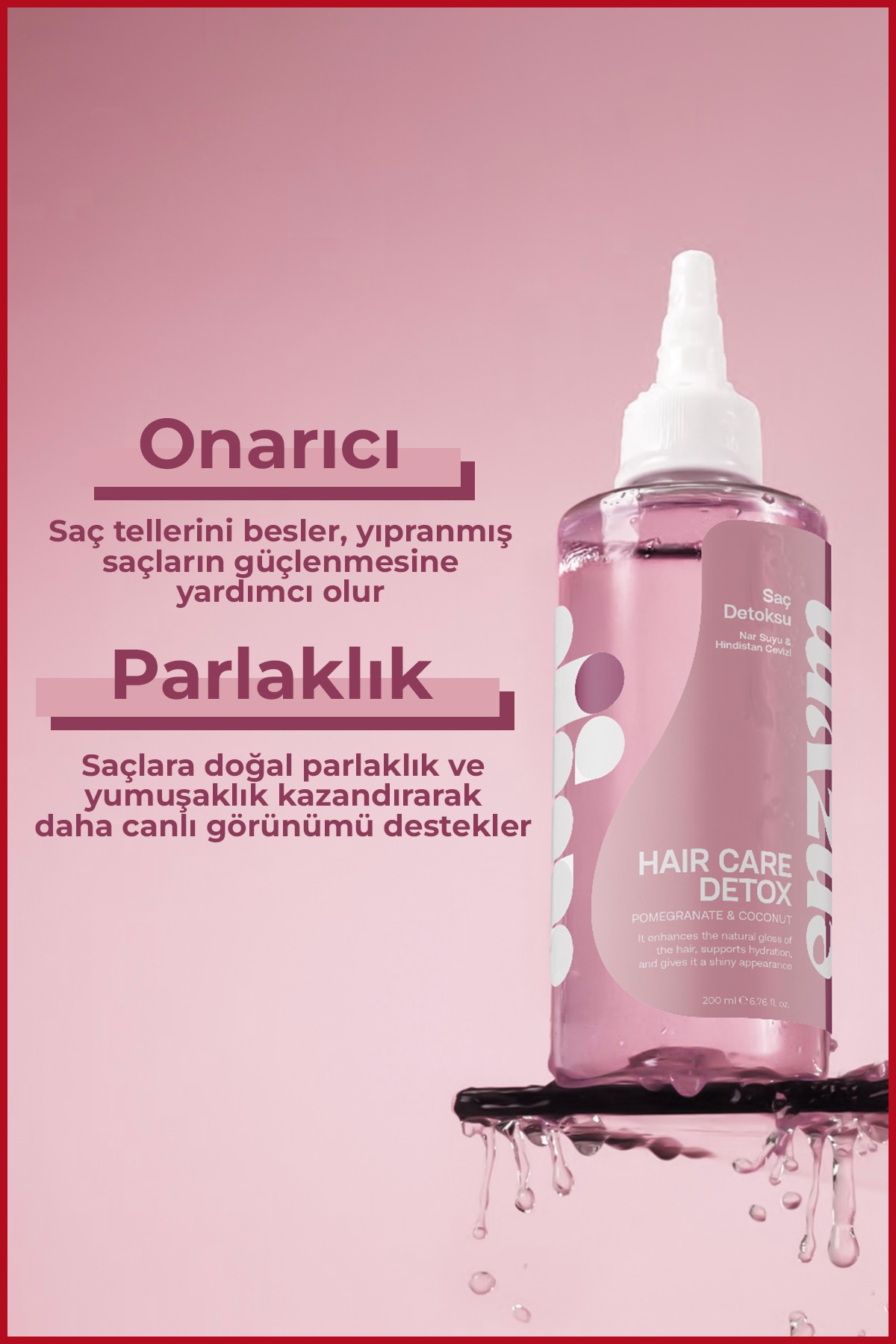 Nar Suyu & Hindistan Cevizi Saç Toniği
