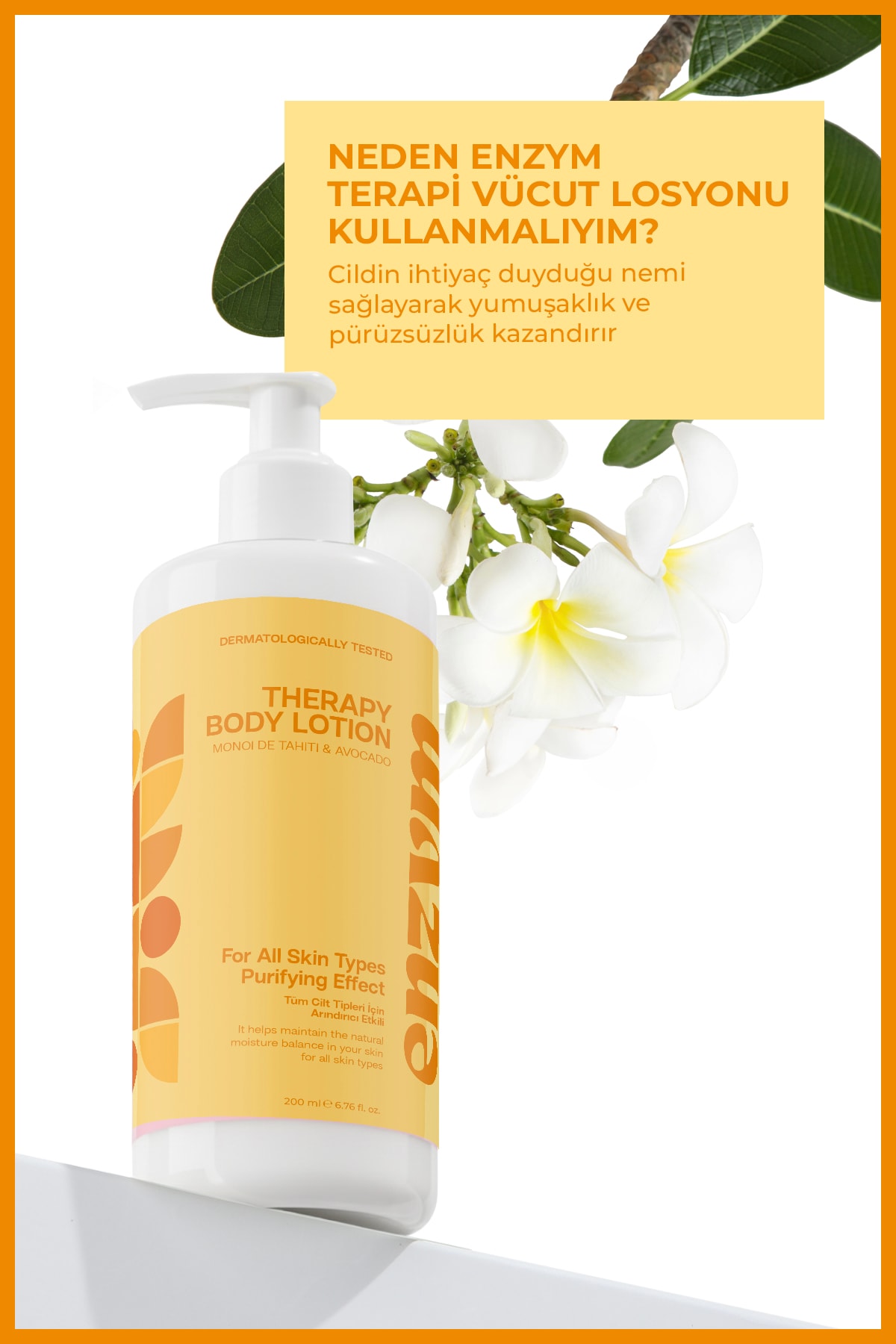 Tüm Cilt Tipleri İçin Terapi Vücut Losyonu 200 ml