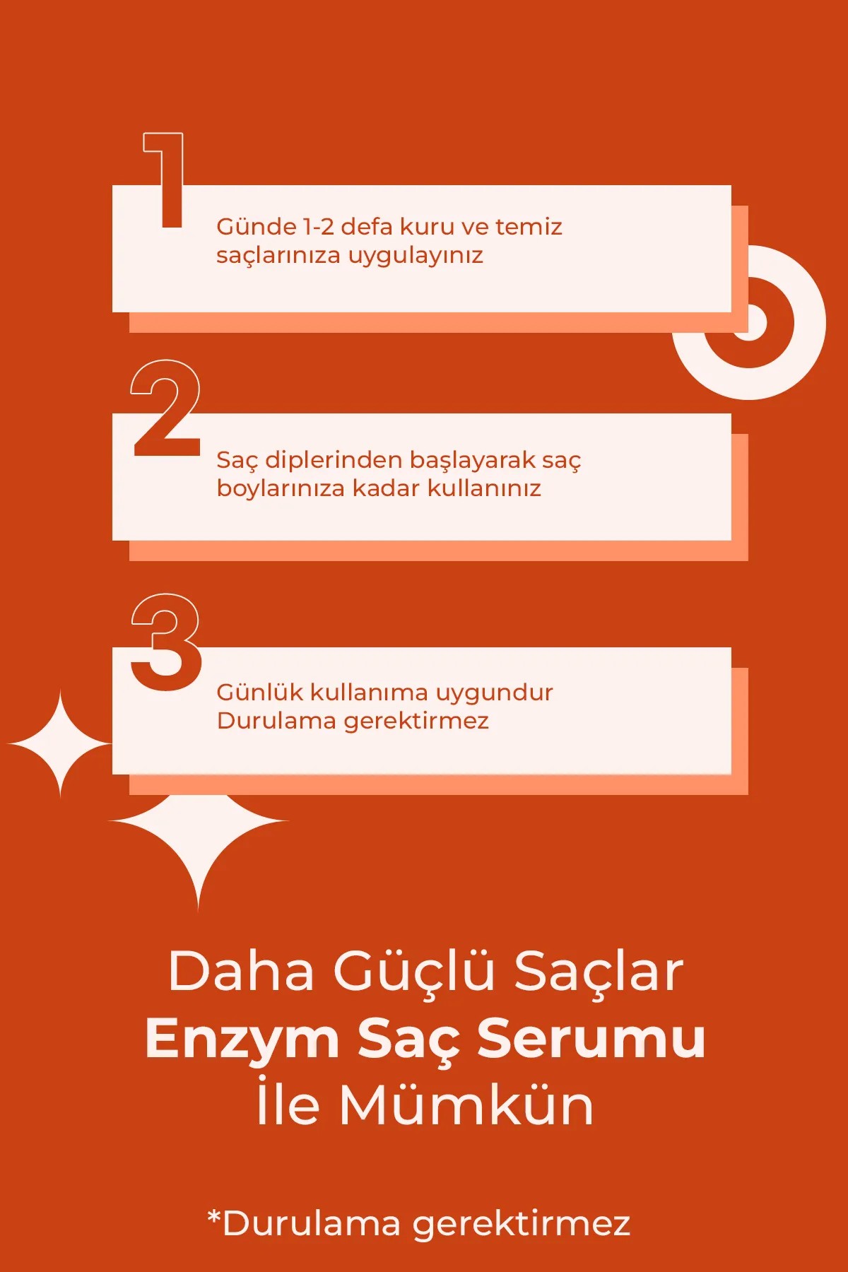 Multivitamin Saç Bakım Kompleksi Hızlı Uzama Etkili Vitamin C Serumu