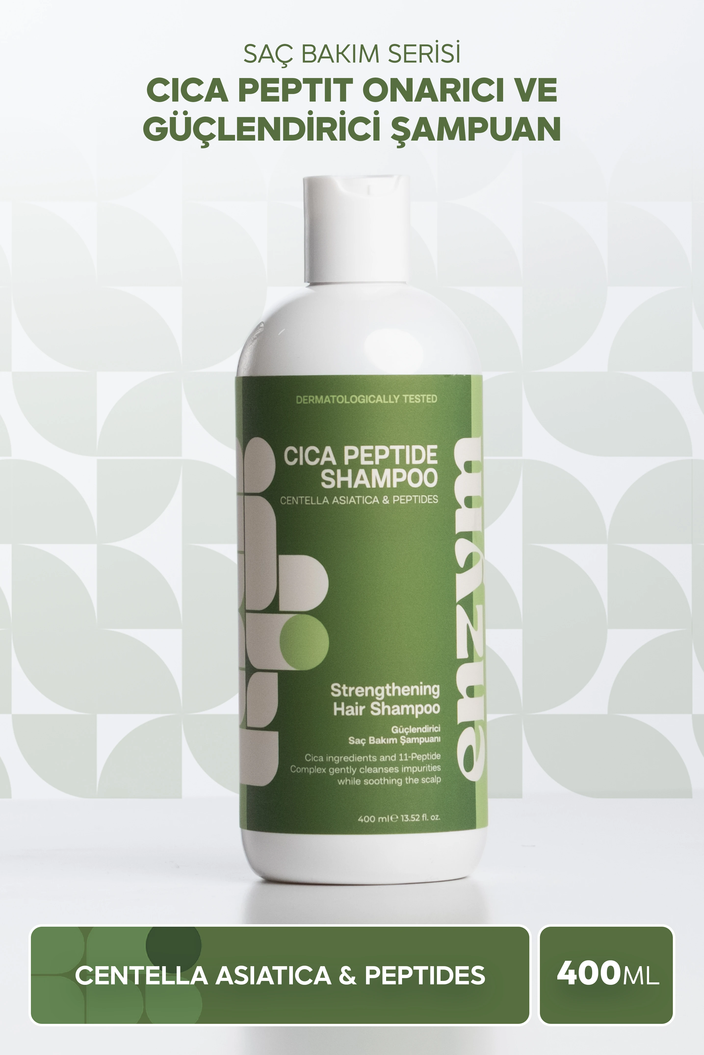 Cica Peptit Onarıcı Ve Güçlendirici Şampuan 400 ml main variant image