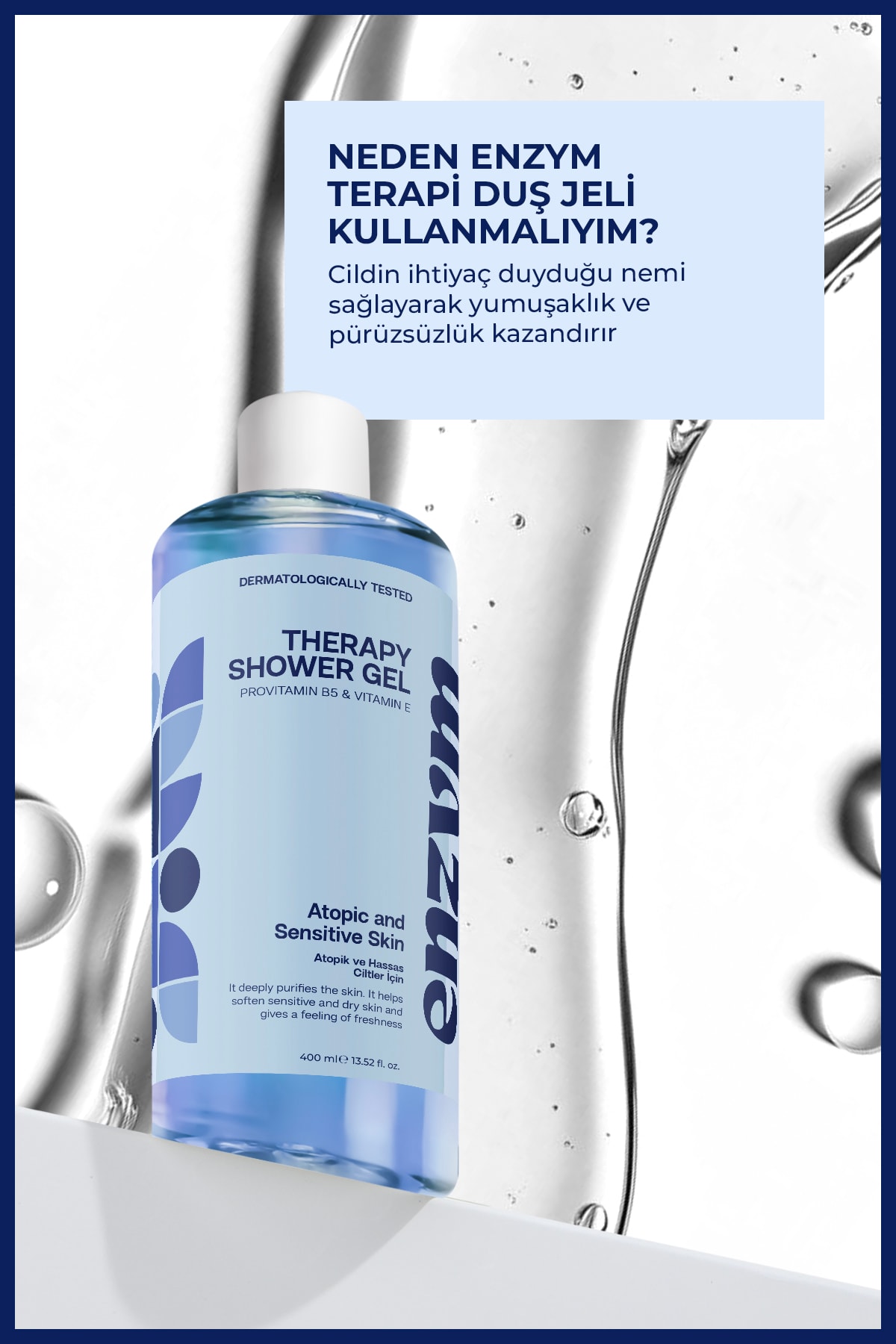 Kuru ve Hassas Ciltlere Özel Terapi Duş Jeli 400 ml