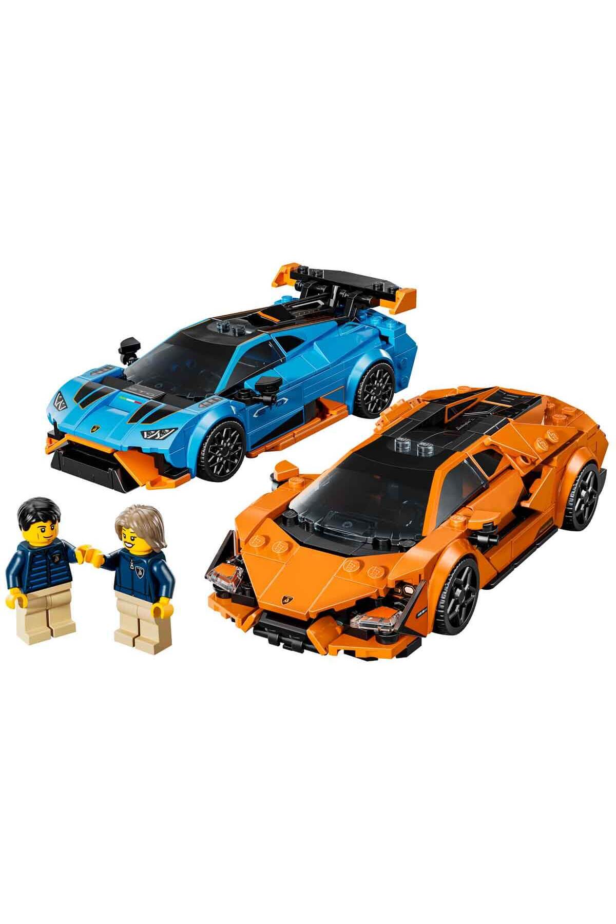 Speed Champions Lamborghini Revuelto & Huracán STO 77238 - 10 Yaş ve Üzeri Çocuklar iç