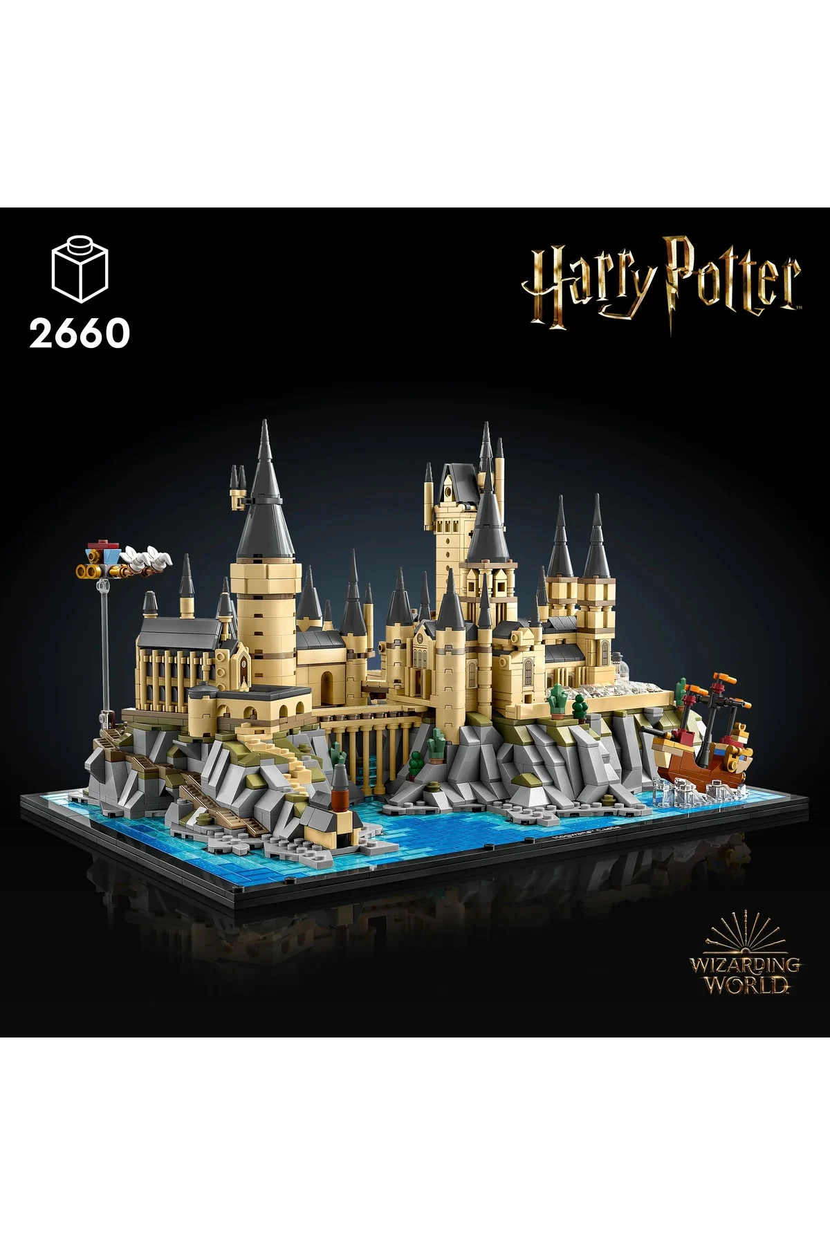 ® HarryPotter™ Hogwarts™ Şatosu ve Bahçesi 76419 - 18+ Koleksiyonluk Model Seti (2660P)