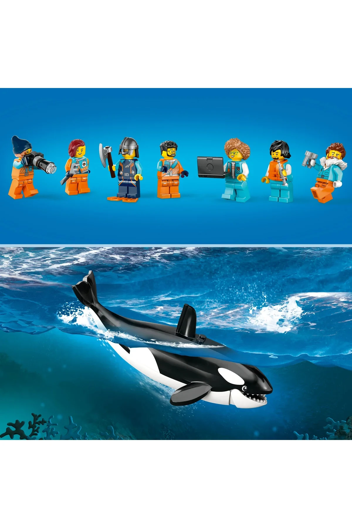 ® City Kutup Keşif Gemisi 60368 - 7+ Yaratıcı Oyuncak Yapım Seti (815Parça)