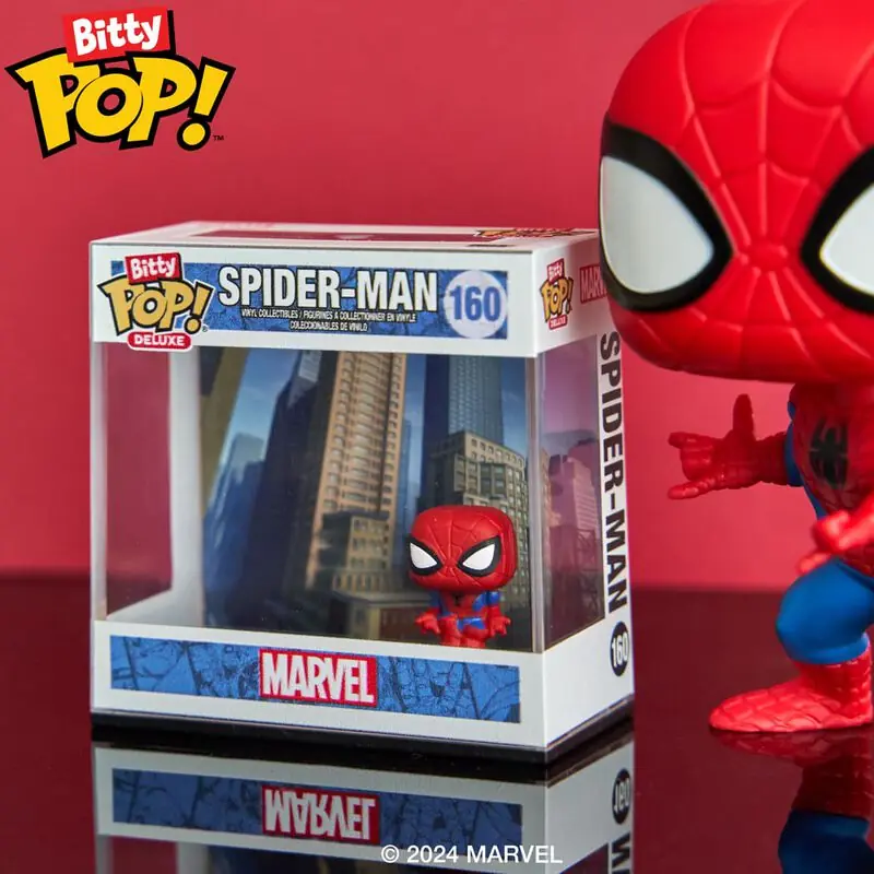 POP FUNKO Bitty Pop! Deluxe Spider-Man (Cityscape)