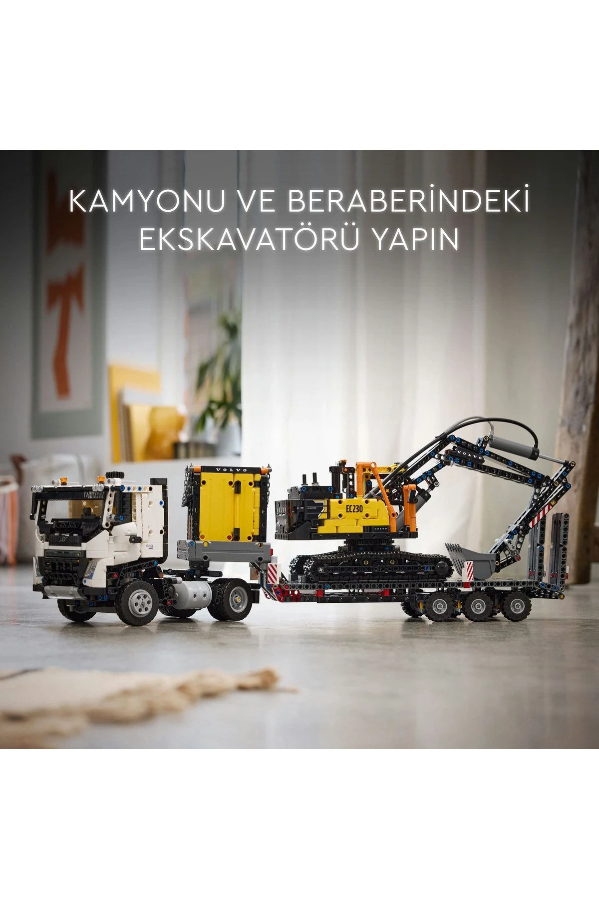 ® Technic Volvo FMX Kamyon ve EC230 Elektrikli Ekskavatör 42175 -10 Yaş ve Üzeri Set(2274 Parça