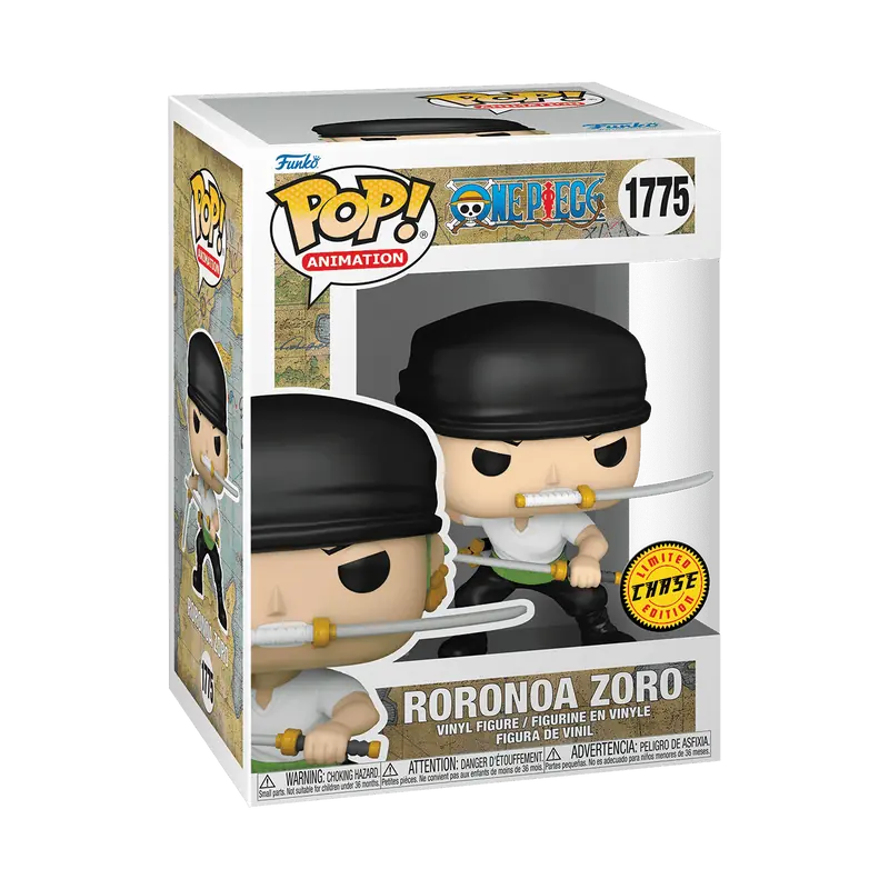 funko pop 2点セット POP FUNKO ONE PİECE Roronoa Zoro (Two Sword Style) CHASE 1775